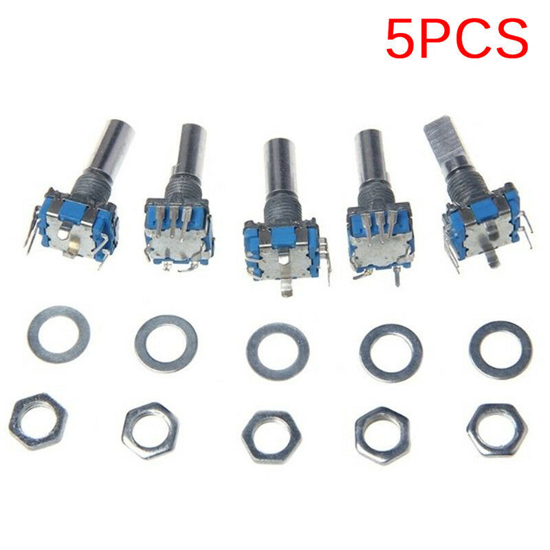 5PCS Rotary Encoder With Switch EC11 Audio Digital Potentiometer Handle..l8