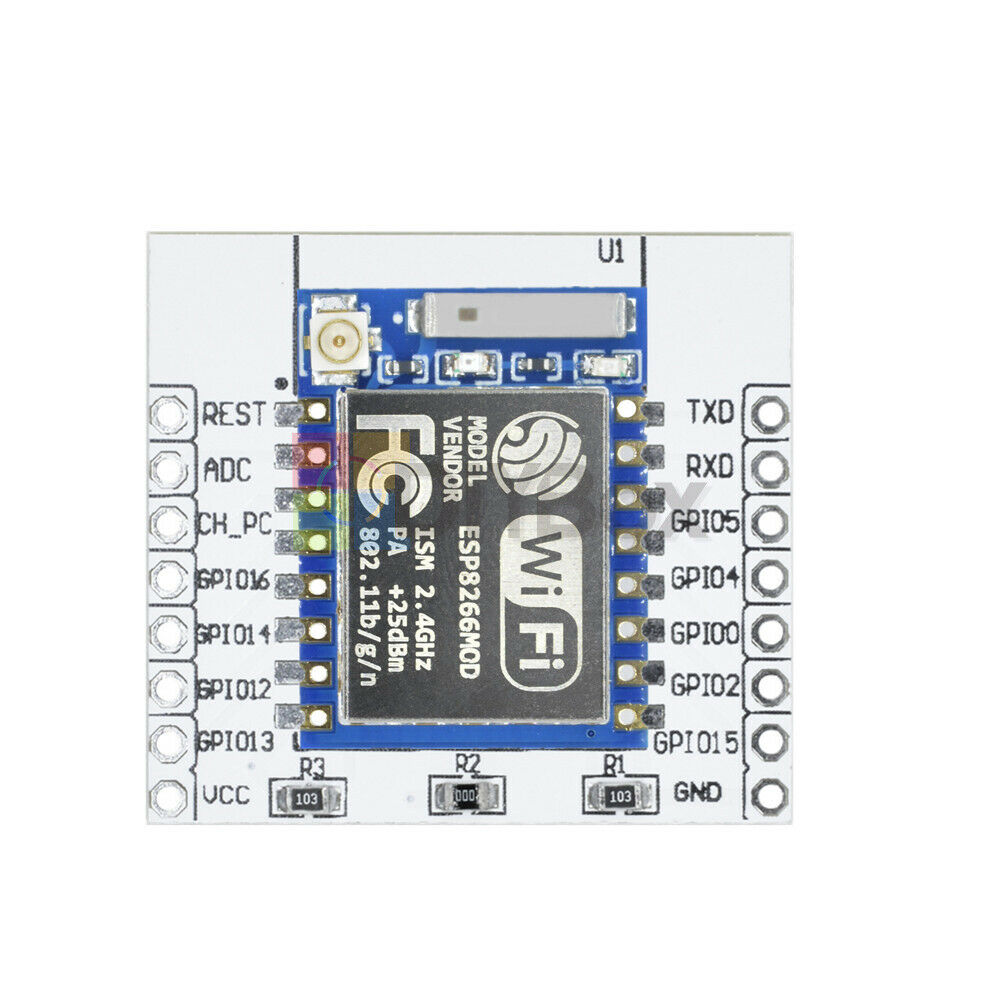 ESP8266 ESP-07 Remote Serial Port WIFI Module + IO Adapter Plate Expansion Board