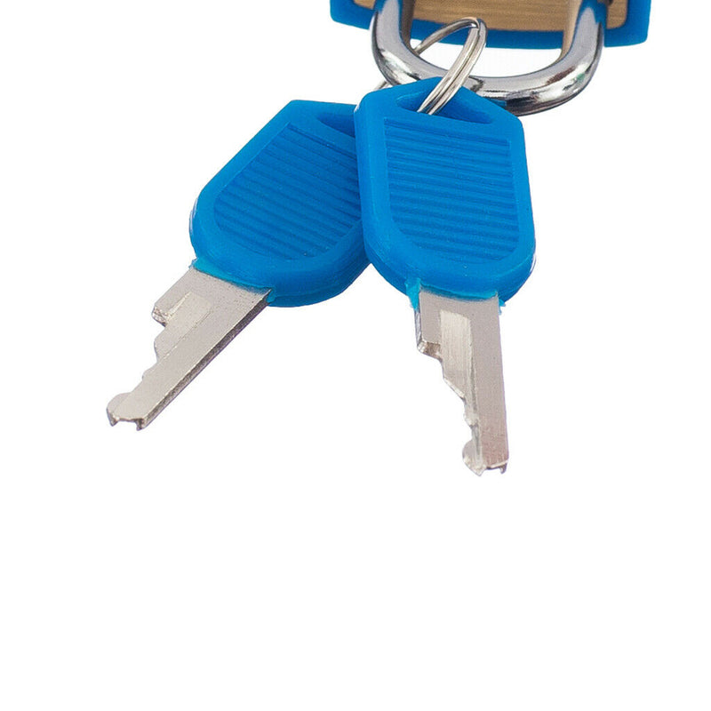 Small Padlock with Two Keys for Luggage Suitcase Bag Deep