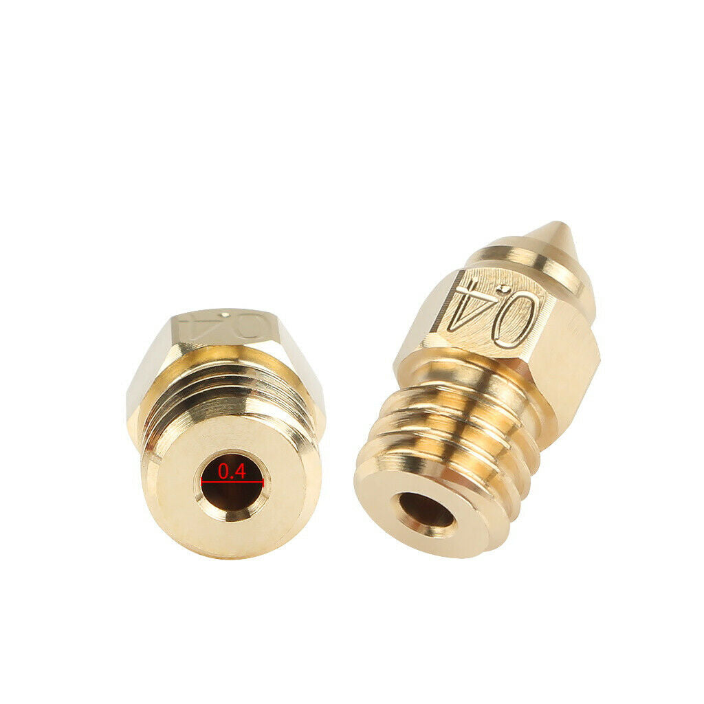 12Pcs Ender 3/CR-6 SE MK Nozzles Extruder Brass Nozzle MK Thread Printer Head