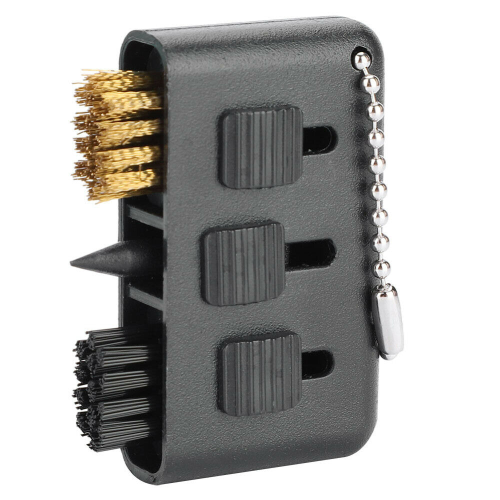 Multifunction Golf Club Cleaning Brush Retractable Groove Cleaner Tool For Wood
