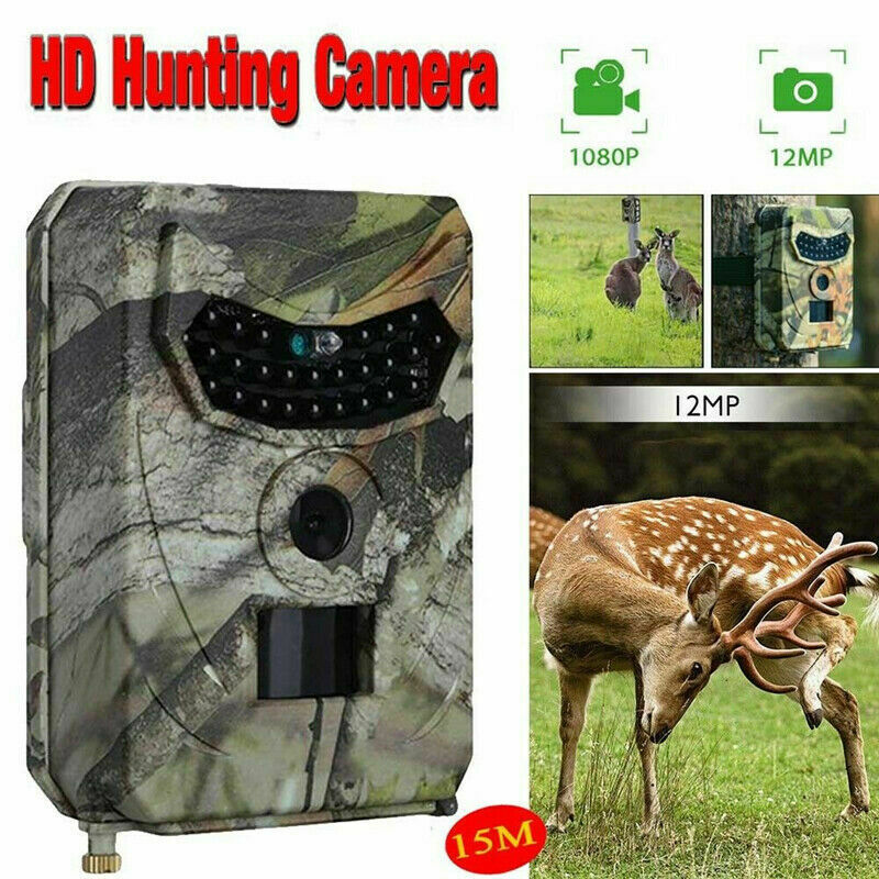 Outdoor Waterproof Hunting Trail Camera Cam HD Video Camcorder