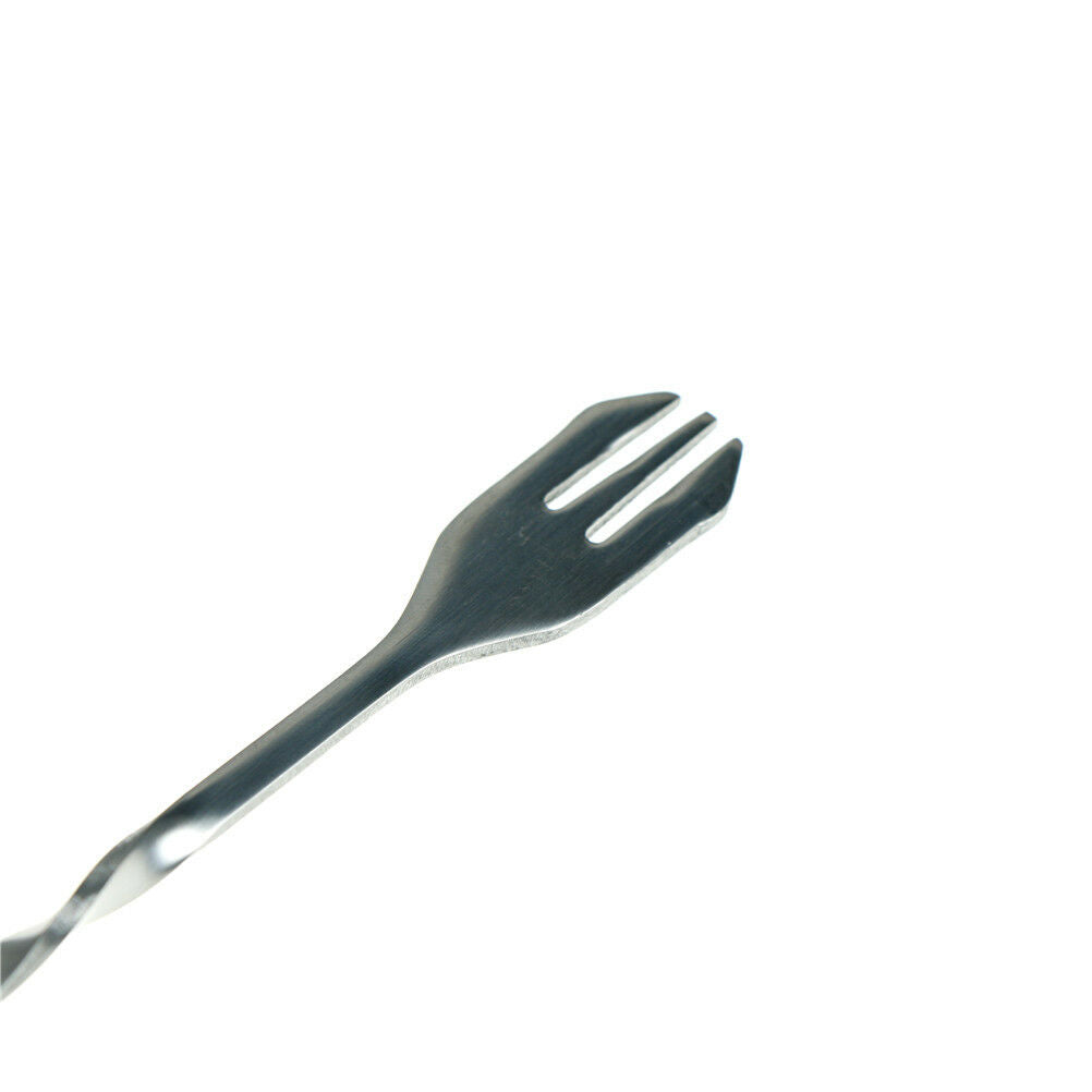 Stainless Steel Cocktail Bar Spoons Spiral Pattern Drink Mixer Shaker Spo.l8
