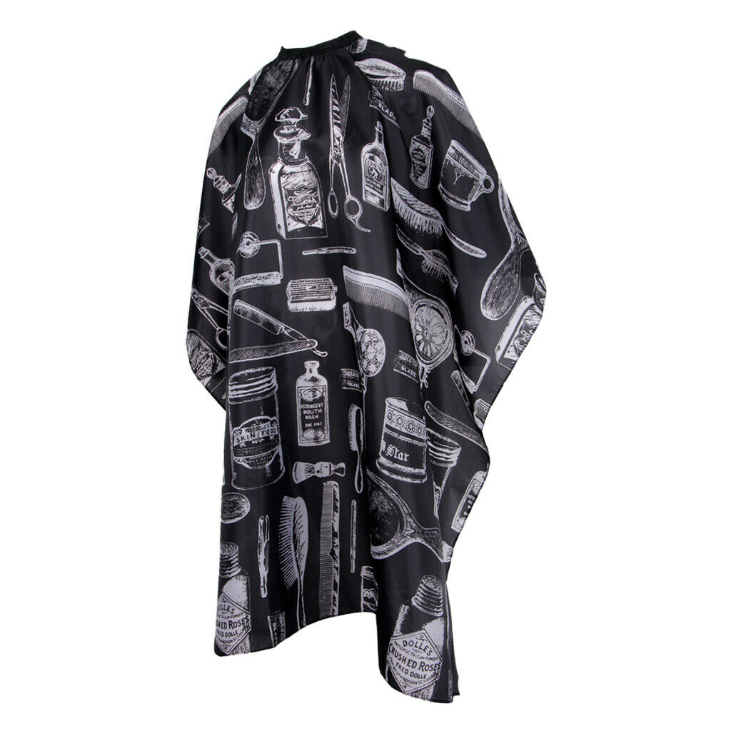 2Pcs Salon Hair Cut Hairdressing Hairdresser Barbers Cape Gown Cloth Waterproof