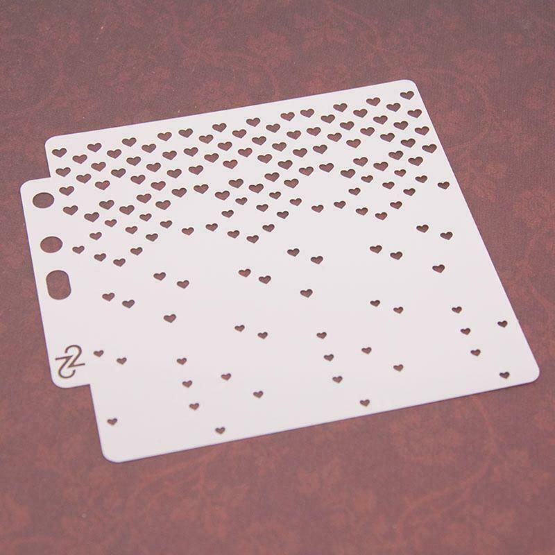 9pcs/set Christmas Letter Stencils Template Painting Scrapbooking Embossing Card
