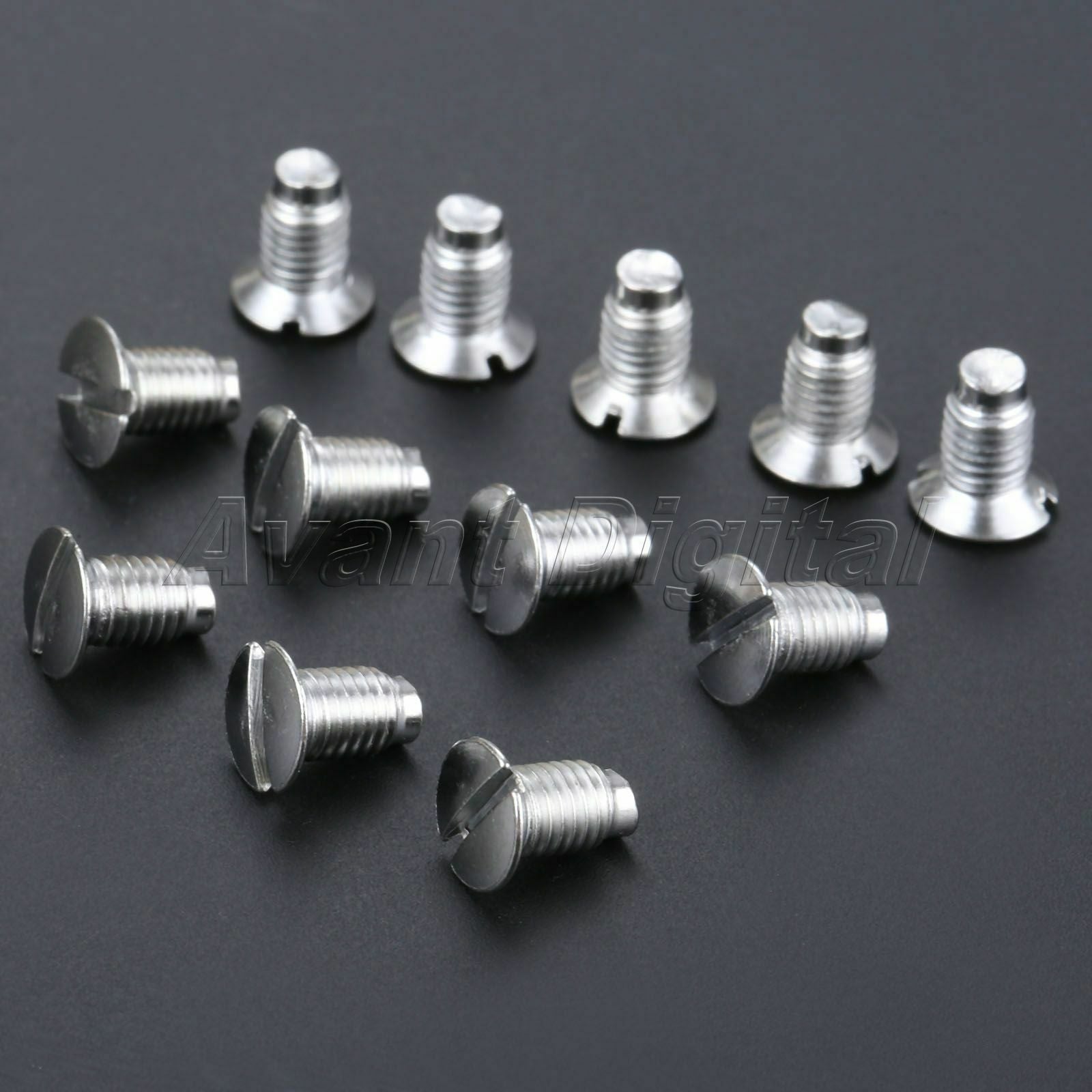 50Pcs Stainless Steel Needle Plate Screws Industrial Sewing Machine Accessories