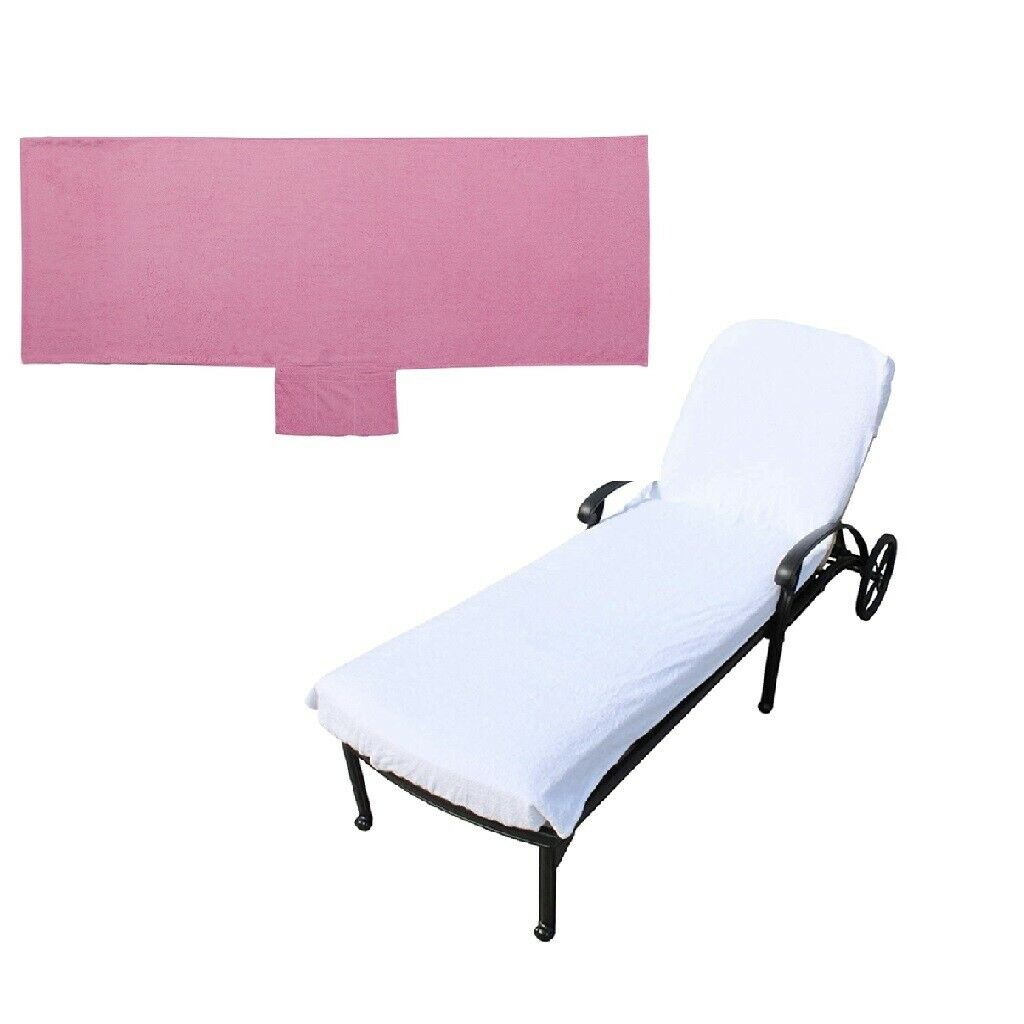 2Pcs Beach Chair Towel Cover for Pool Sunbathing Beach Hotel 85 x 29 inch