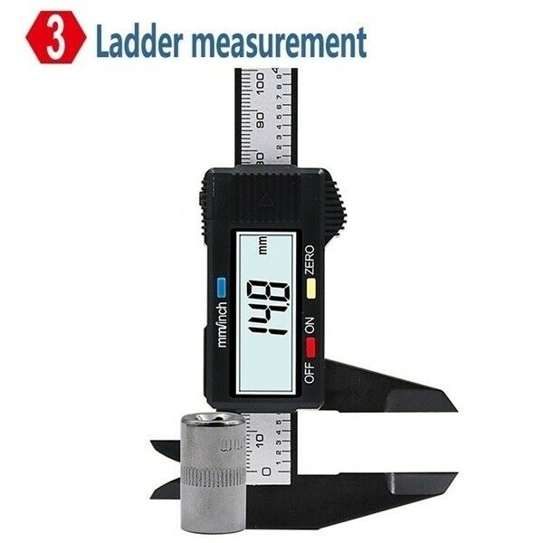 0-6\ Carbon Fiber Electronic Digital Caliper Tool Micrometer Ruler with LCD