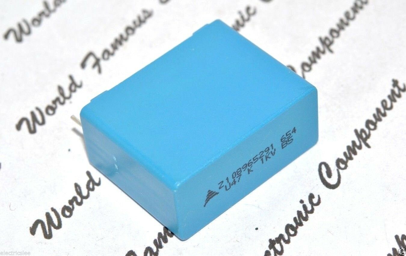 2pcs-EPCOS 0.47uF (0,47µF) 1000V 10% 27.5mm Polypropylene Capacitor B32654A474K