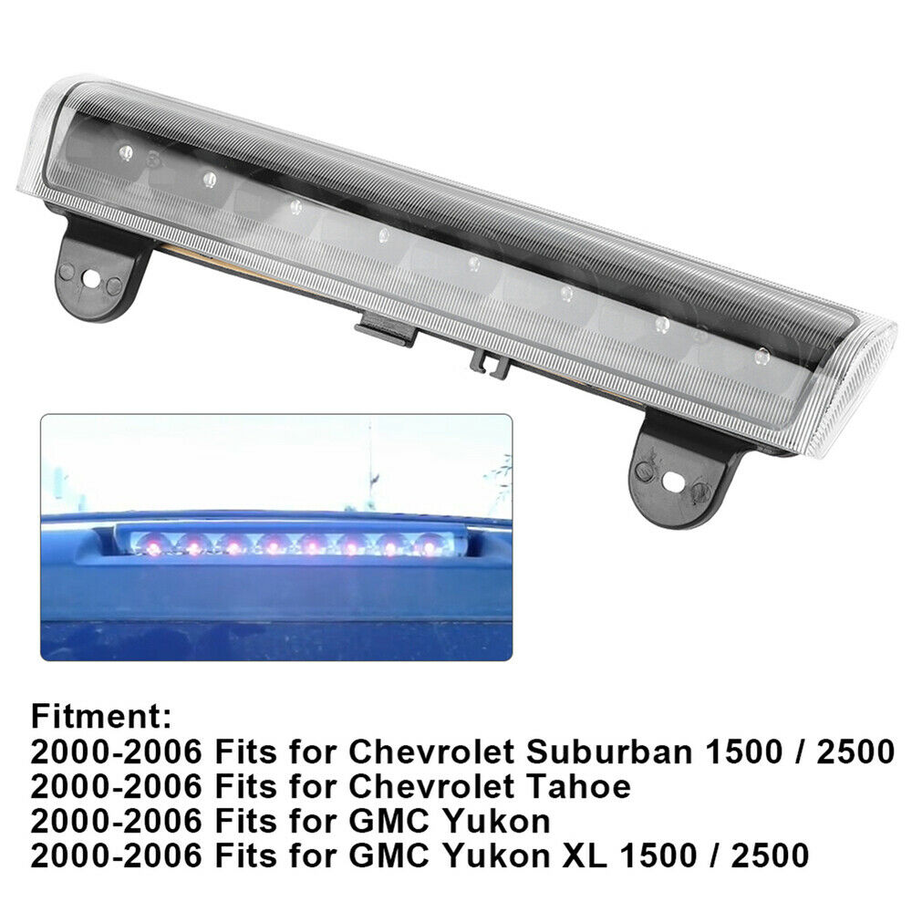 new LED Third Brake Light Lamps 15170955 Fits for Chevrolet Tahoe 2000-2006Black