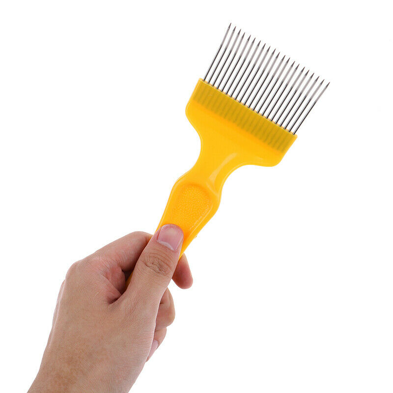 21 Pin Straight Needles Uncapping Forks Stainless Steel Honey Rake Shovel.l8