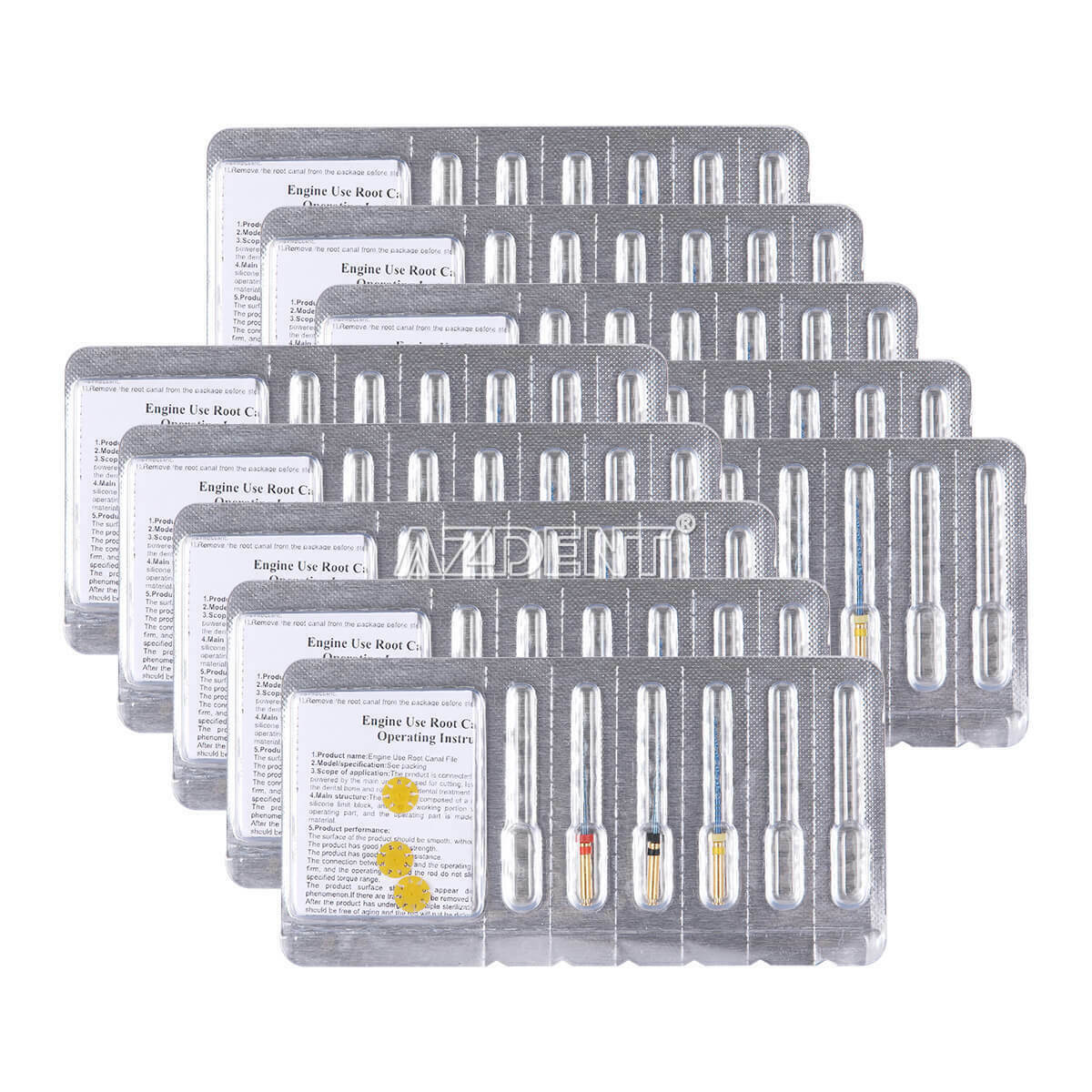 20 X Dental Reciprocating Blue Endodontic Files Rotary Root Canal Heat Activated