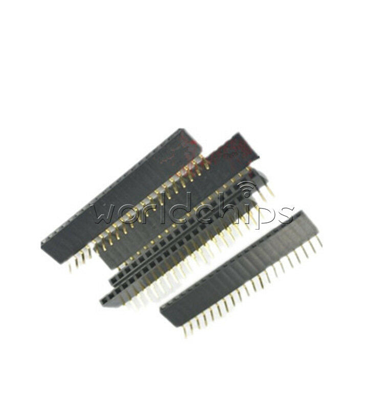20PCS 1x20Pin Header Right Angle Female Single Row Socket Connector 2.54mm Pitch