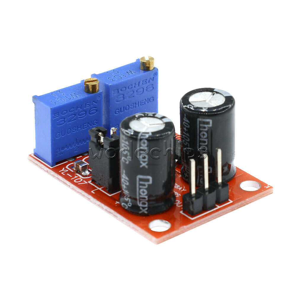 10PCS NE555 Signal Generator Pulse Frequency Duty Cycle Adjustable Square Wave