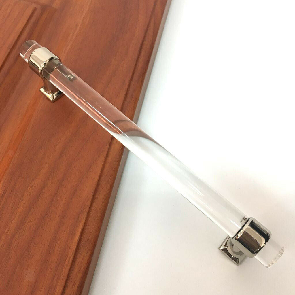 Modern Acrylic Cabinet Drawer Knob Cupboard Wardrob Door Pull Handle 160mm