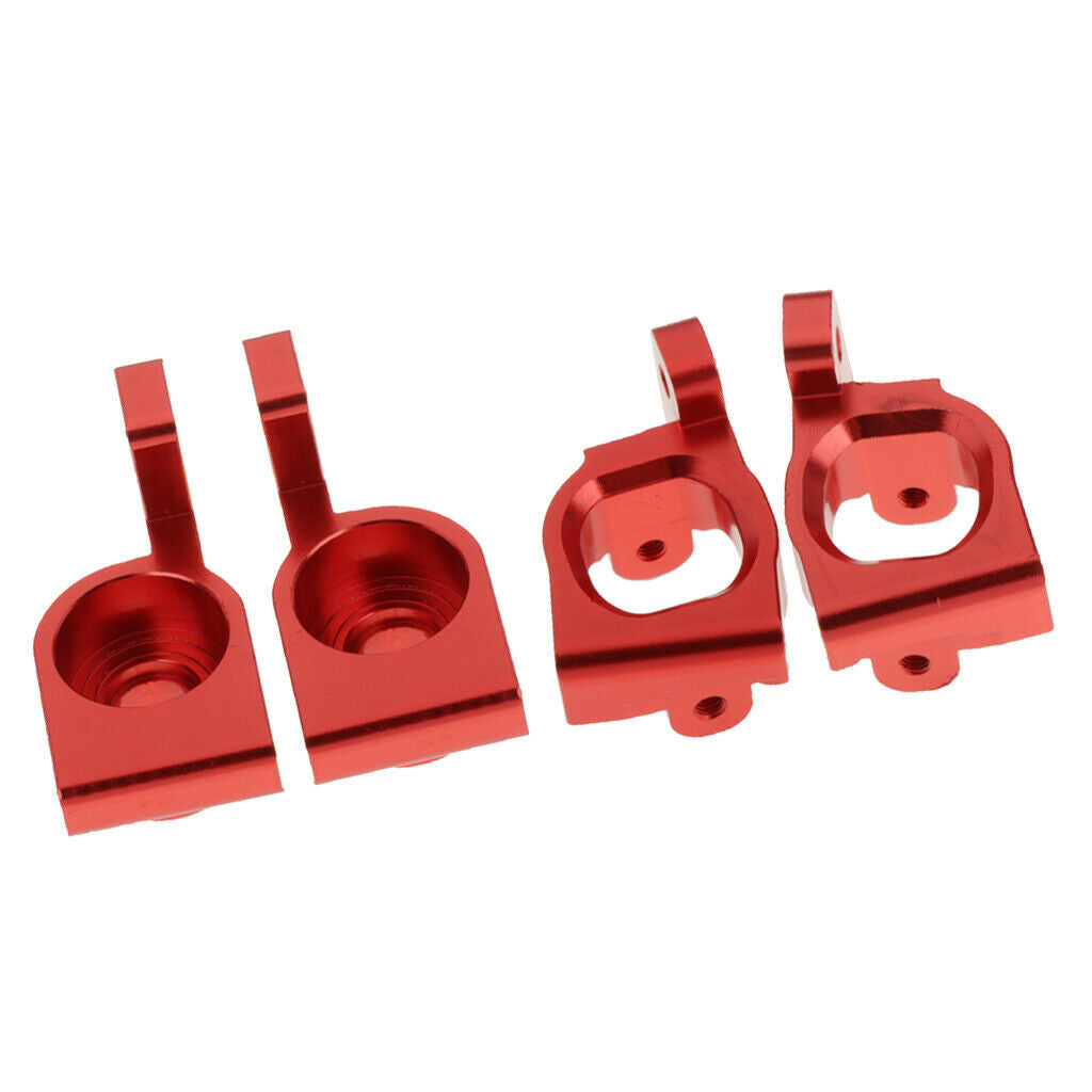 Set of 4 1/14 RC Rear and C Hub Carrier for WLtoys 144001 Car DIY Upgrade