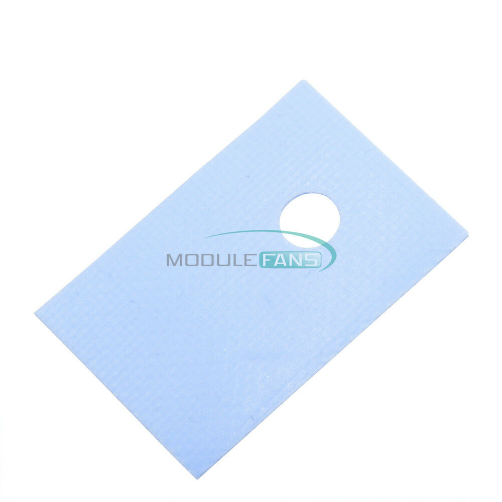 200PCS CPU GPU TO-220 Insulation Pads Silicone Heatsink Shim for Laptop New