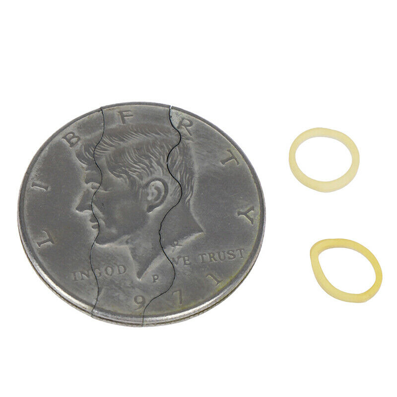 Three fold bite coin dollars magic close-up street magic tricks prop bite.l8