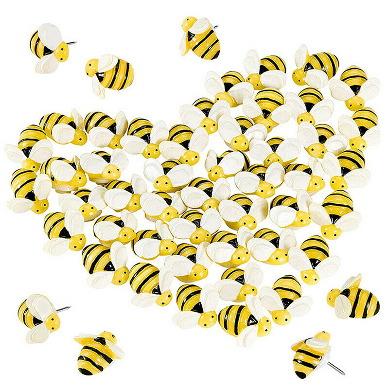 30Pcs Creative Decorative Cute Bees Thumb Tacks ThumbNails PushPins Push PinFCA