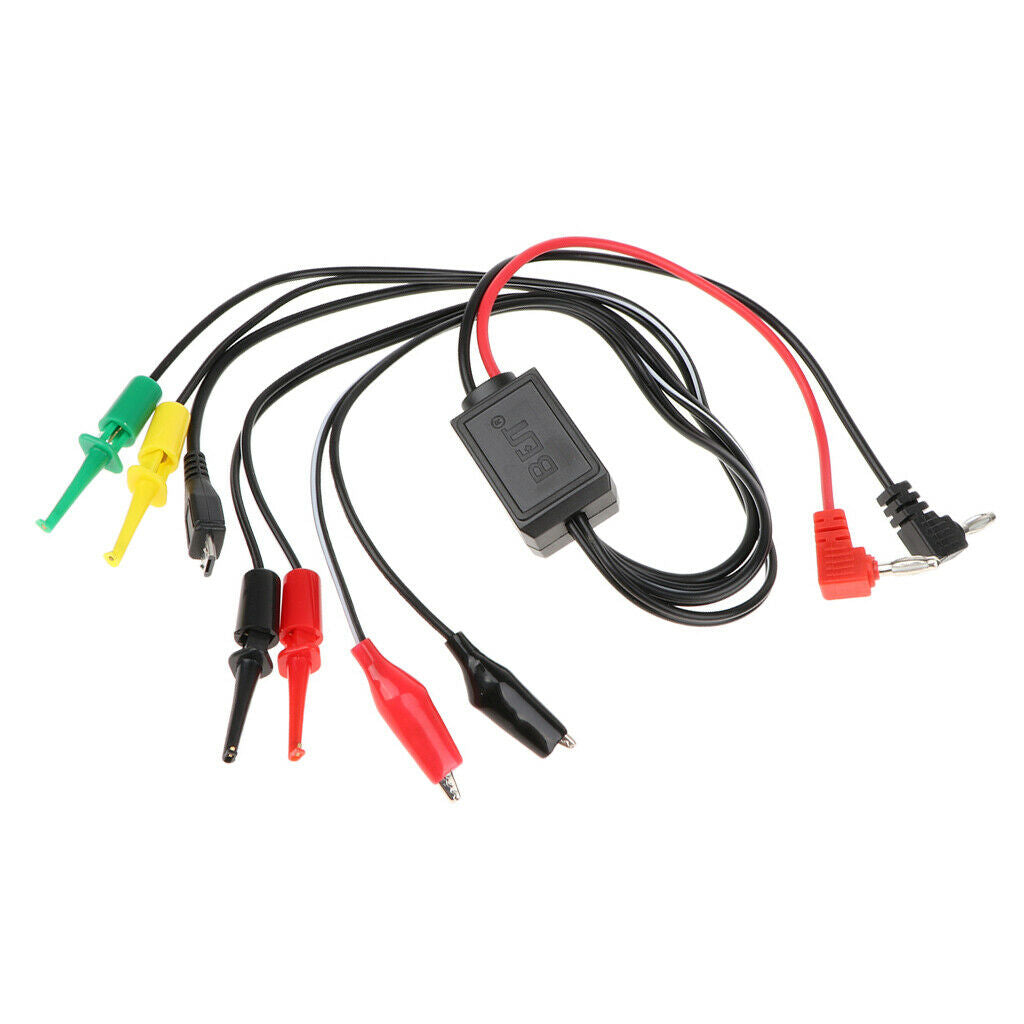 Multi Test  Kit Alligator Hook Banana Plug Clip Cables For Cell Phone