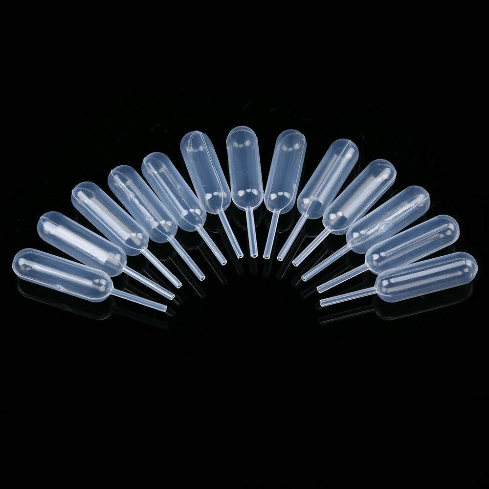 50pcs 4ml kitchen Squeeze Dropper Clear Plastic Dessert Cupcake Transfer Pipette