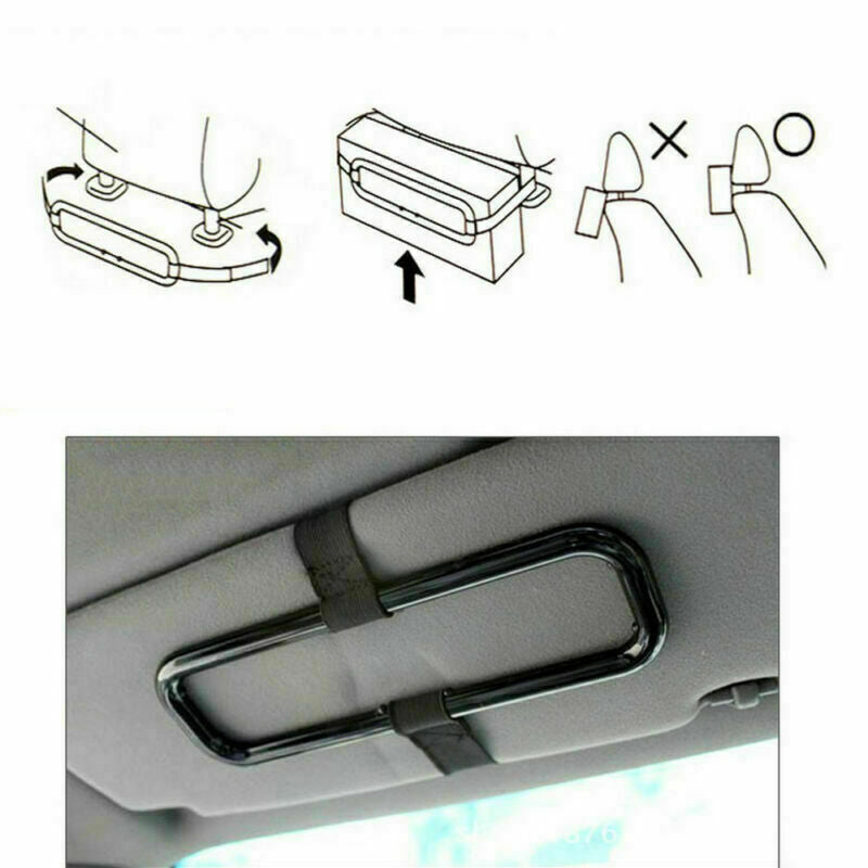 General Elastic Hanging Napkin Box Holder Car Sun Visor Seats Back Napkin Clip