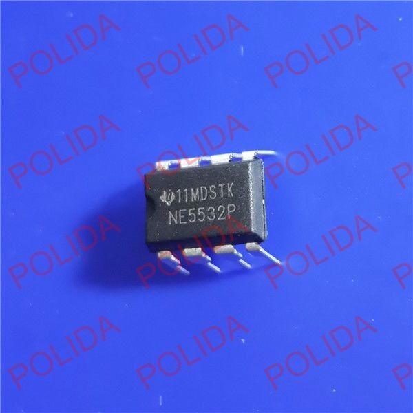 50PCS OP AMP IC TI DIP-8 NE5532P NE5532PE4
