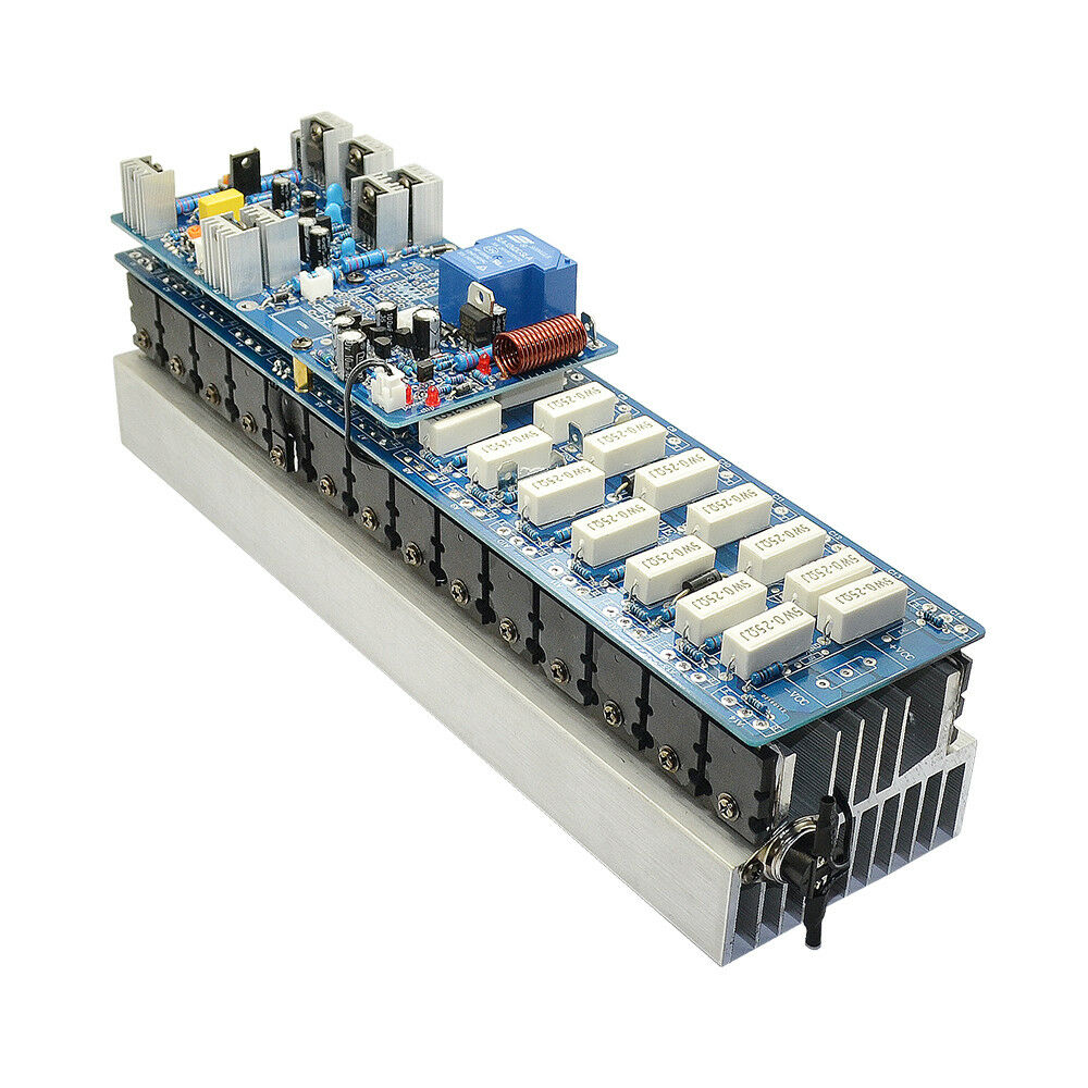 Hifi 1500W Powerful Final Mono Amplifier Board + TTC5200 TTA1943 Tube Heatsink