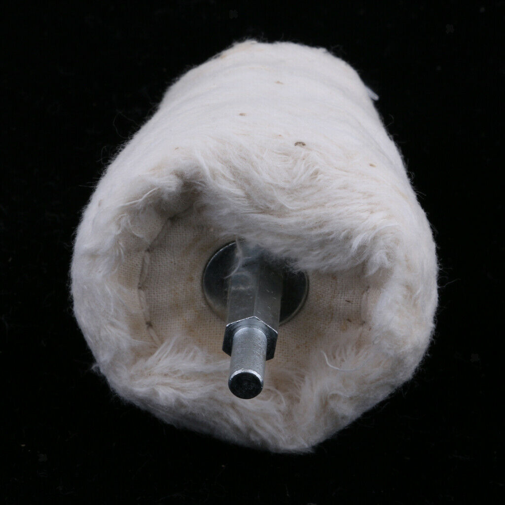 Polishing Buffing Wool Cotton wheel for Rotary Tool Accessory #6- 45x65mm