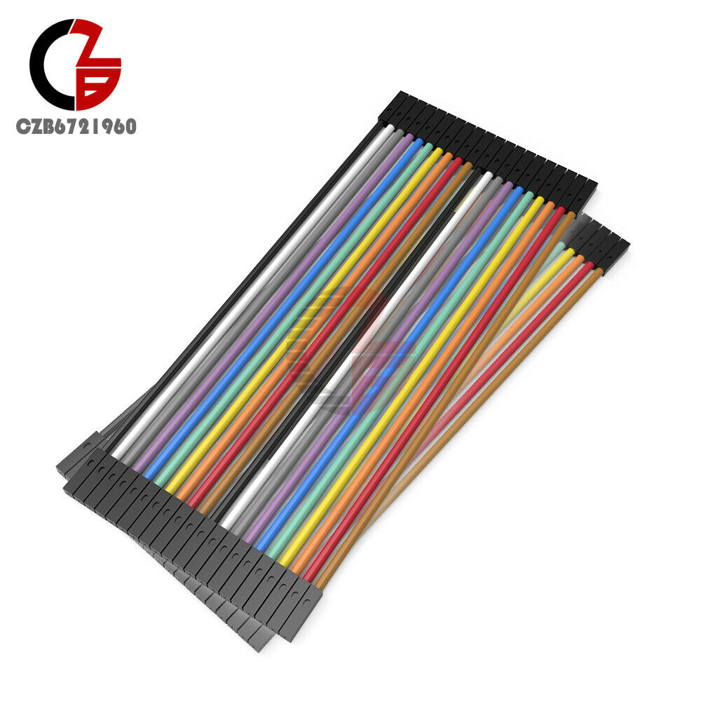 10X40PCS Dupont Wire Female to Female Connector Cable 2.54mm 1P - 1P For Arduino