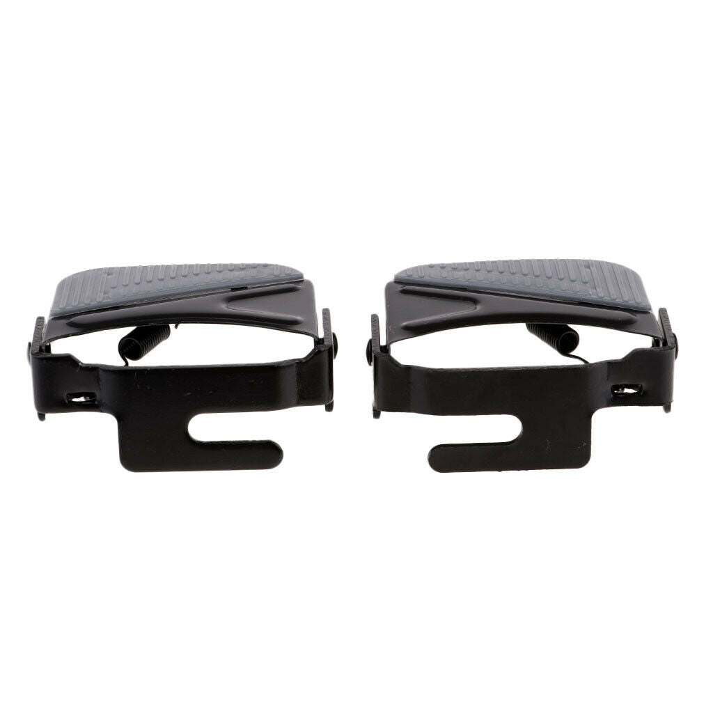 Non-slip Bike Pedals Thicken Bicycle Folding Rear Foot Feet Rest Pedal Stand