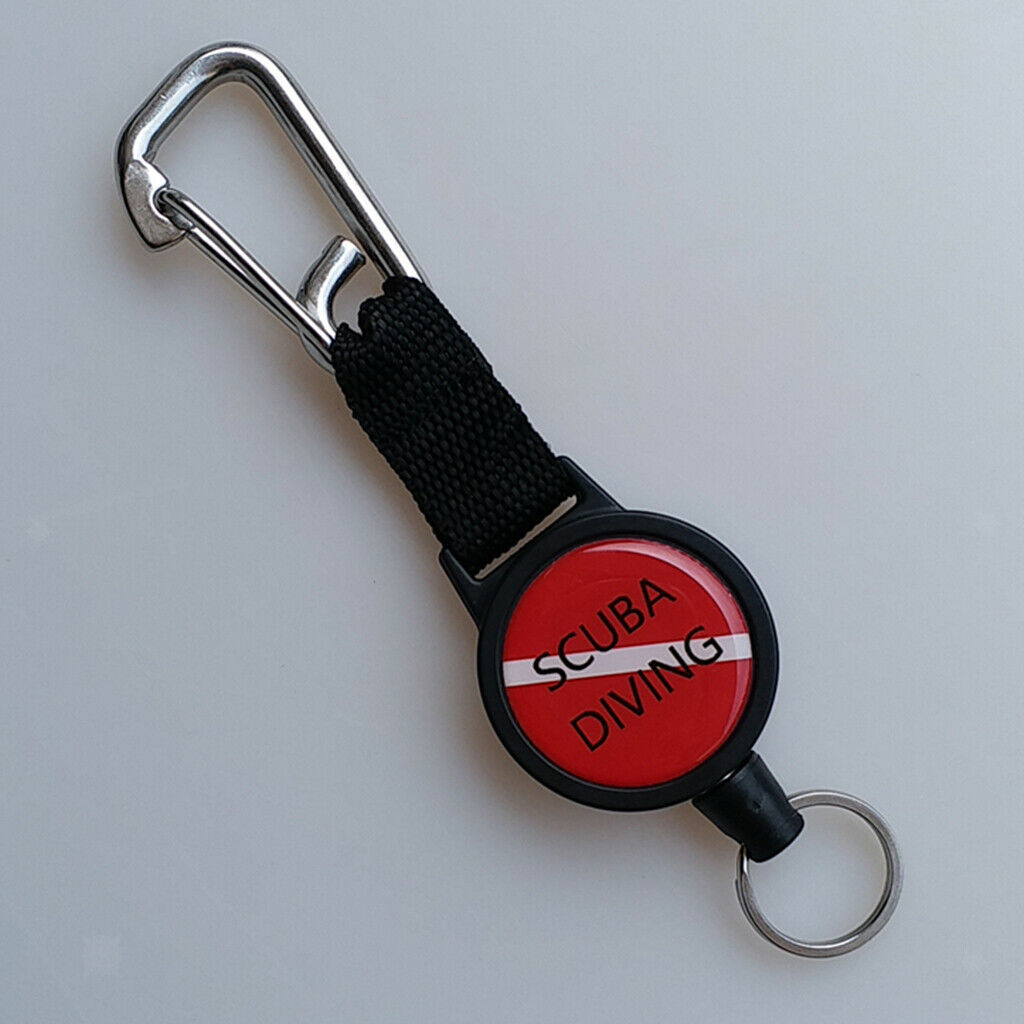 Durable Solid Diving Dive Gear Retractor Dive Lanyard Holder Keeper Buckle