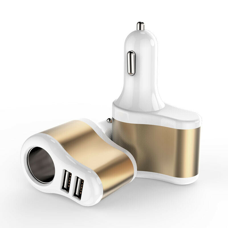 2.1A Dual USB Cigarette Lighter Socket Mobile Phone Car Charger