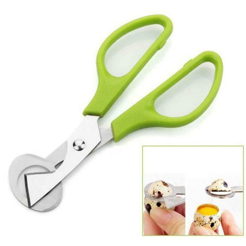 Handhold Quail Bird Egg Scissors Stainless Steel Egg Cutter Home Kitchen Cooking