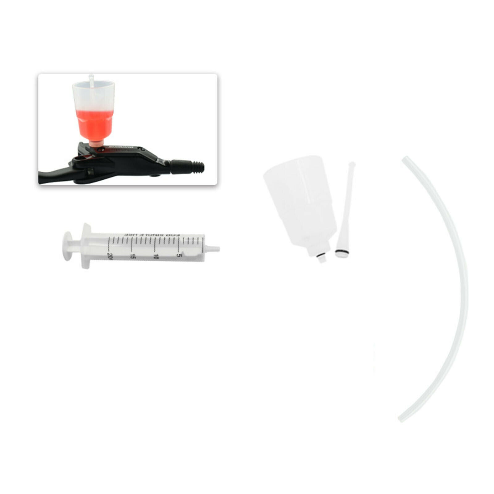 Bike Hydraulic Disc Brake Mineral Oil Bleed Kit Tools for Shimano for