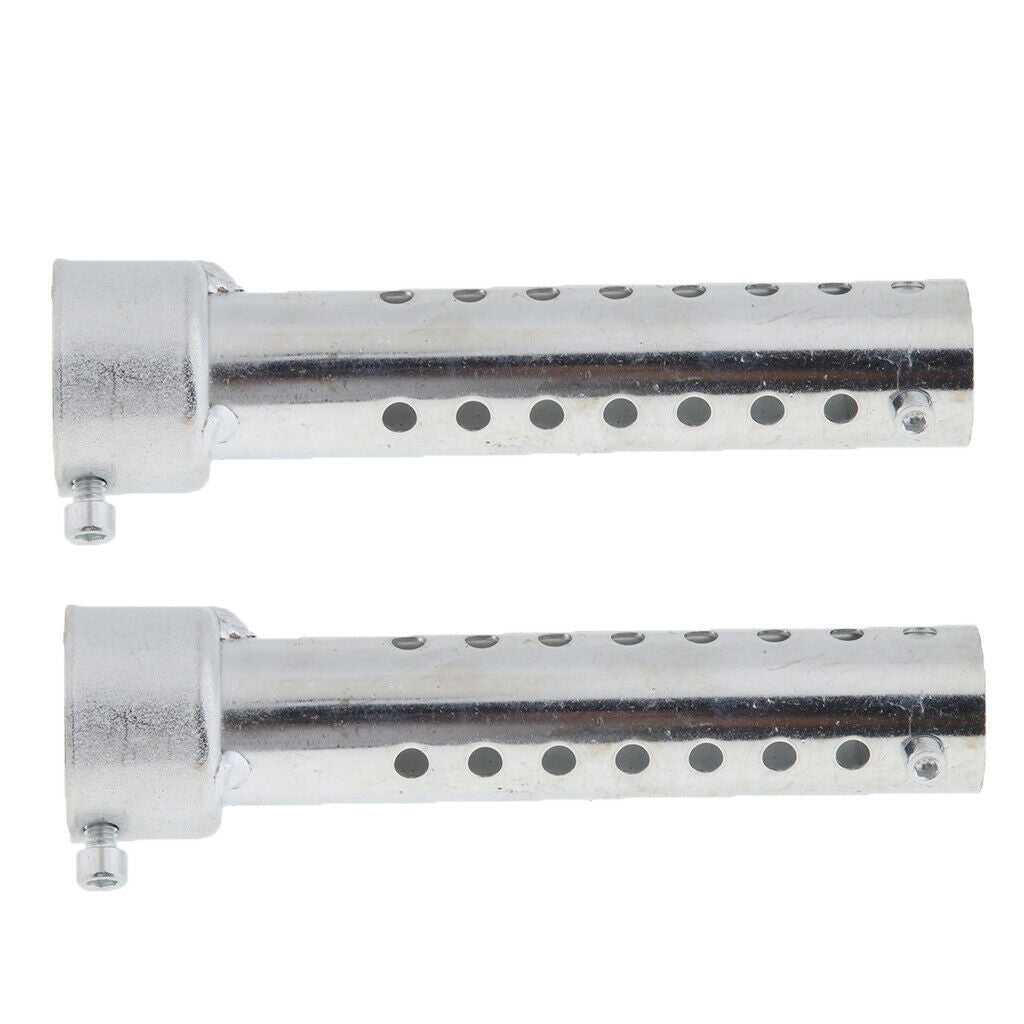 2pcs Motorcycle Muffler Insert Baffle Can Silencer Stainless Steel 35mm