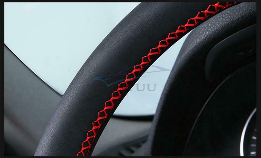 1 Piece Carbon Fiber Anti-slip Decoration Car Steering Wheel Protection Cover