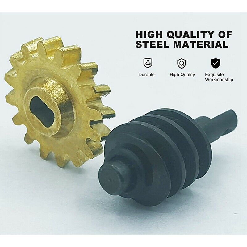 2 Set Steel Front Rear Axle Gears Overdrive Differential Gears for Axial SCXK4S1