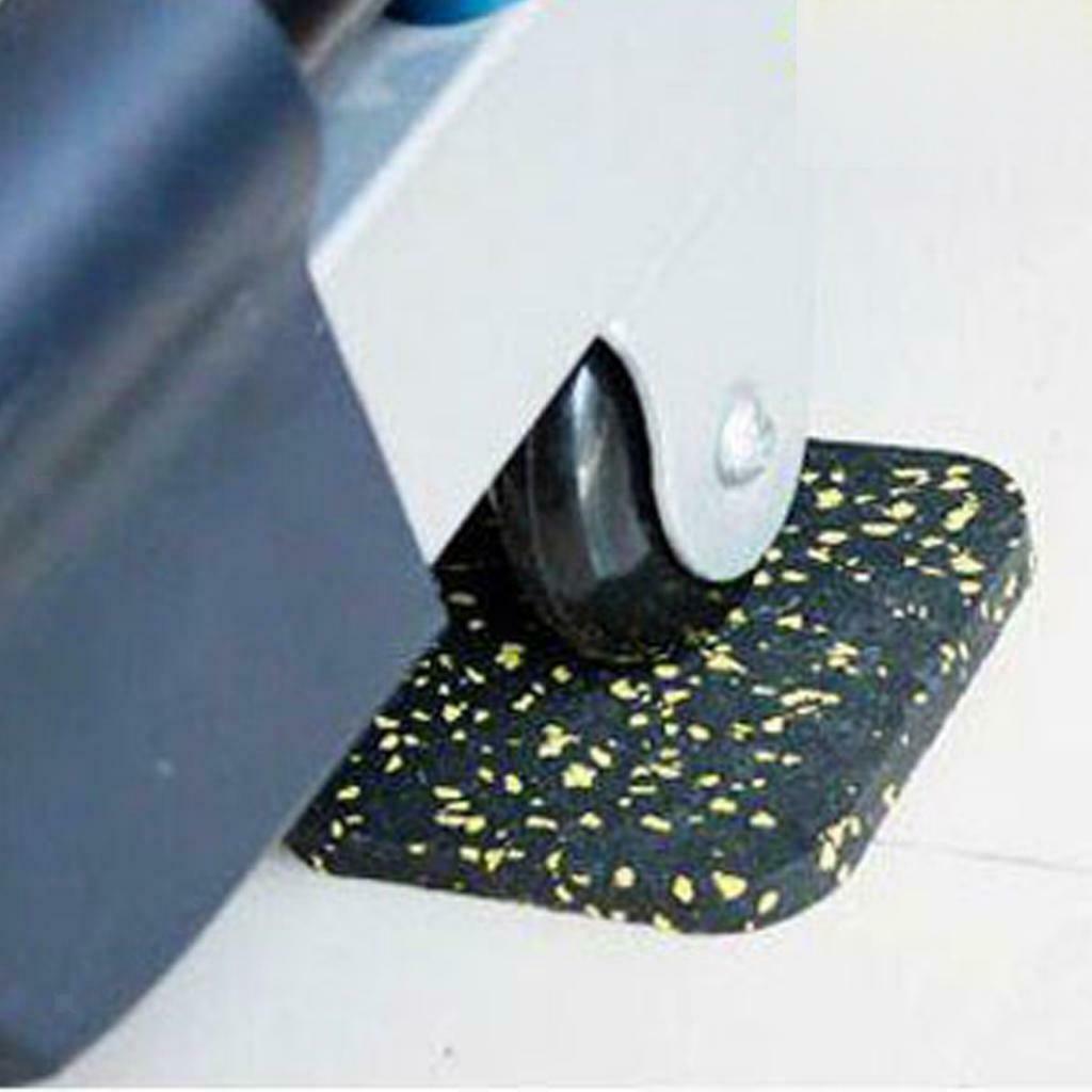 4Pcs Treadmill Noise Absorption Mat Furniture Rubber Home Gym Exercise Mat