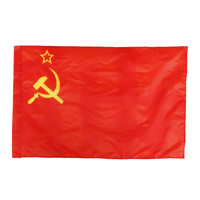 60*90cm Red CCCP Union of Soviet Socialist Republics USSR Flag Banner Hom.l8