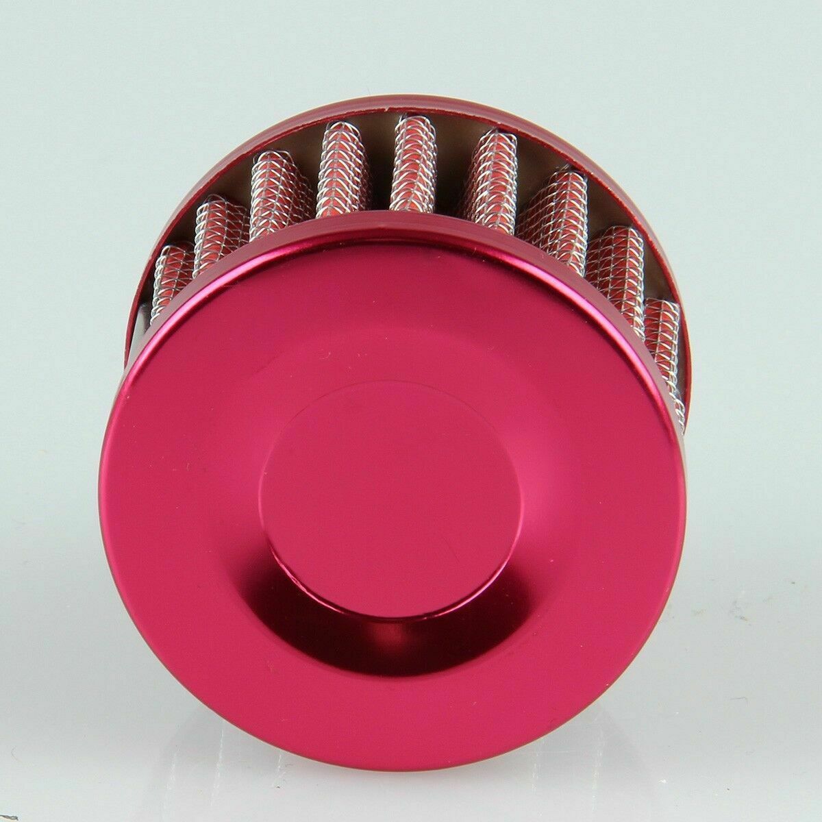 Universal 12mm Car Truck Engine Air Intake Filter Turbo Vent Cleaner Clamps Red