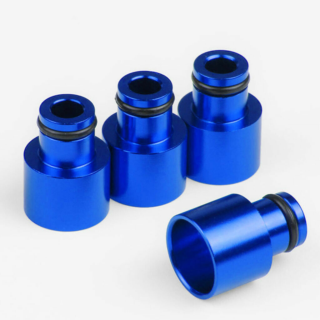 8x Fuel Injector Adapters for   RDX Injectors B16 B18 D16Z D16Y Blue Red