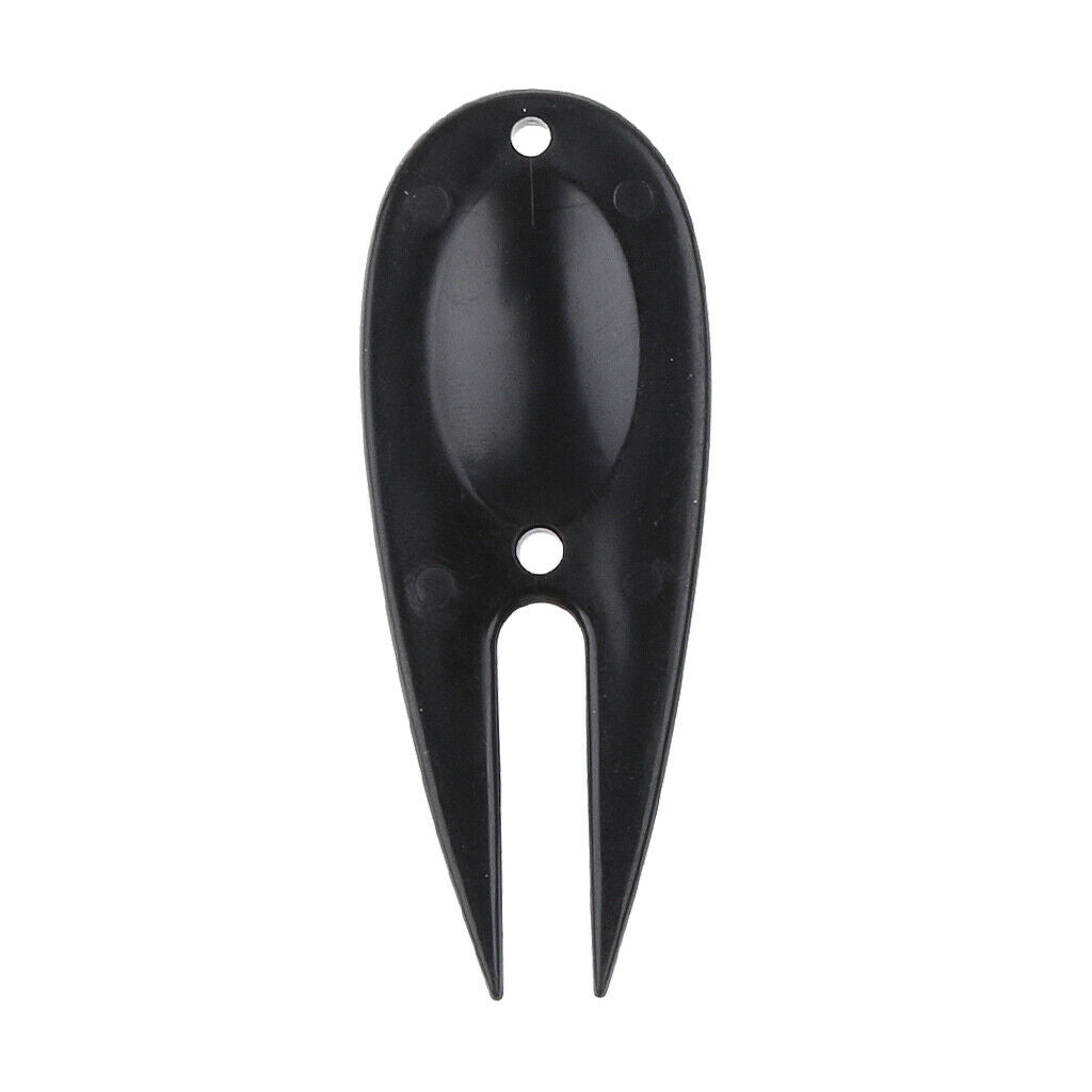 10 Pieces Plastic Divot Repair Tool Golf Accessories Black