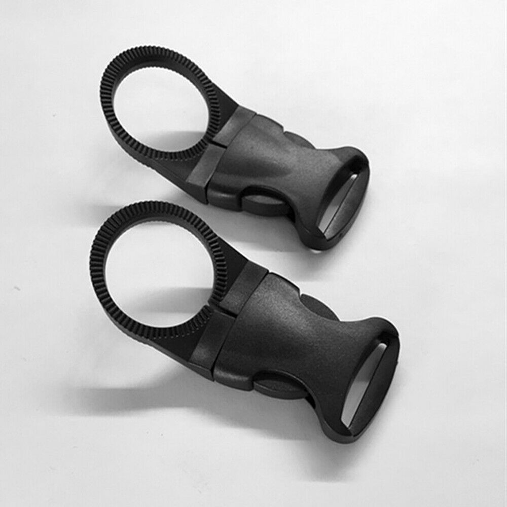 5x Plastic 25mm Water Bottle Holder Buckle Hook Webbing Backpack Clip Carabiner