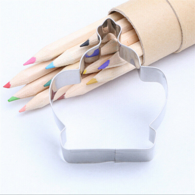 3 Princess Crown King Queen Party Cookie Cutter Cake Biscuit Baking Tool M.l8