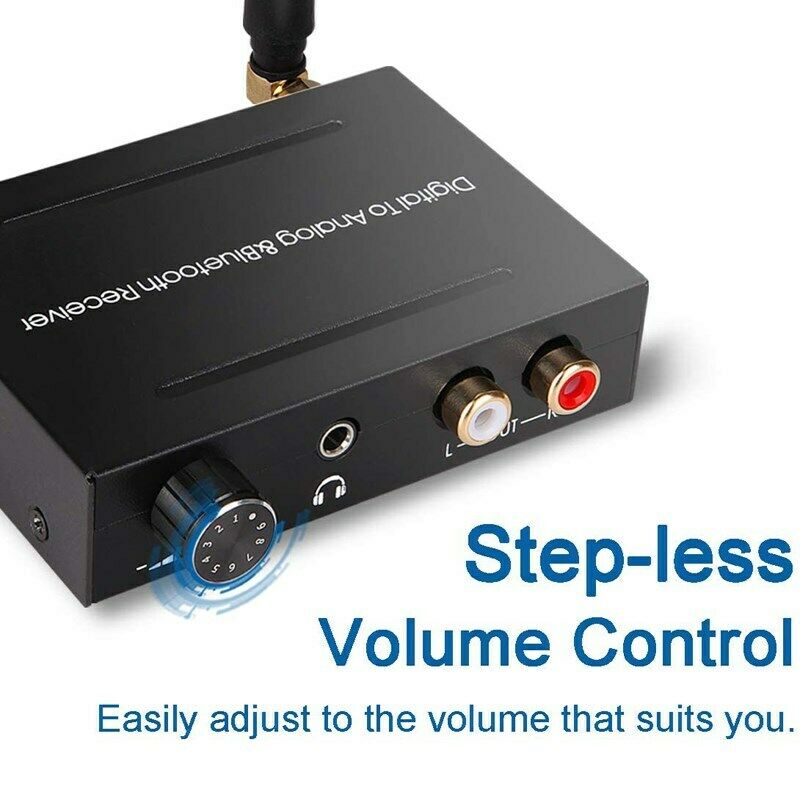 192KHZ DAC Audio Converter Digital Optical To Analog Bluetooth 5.0 Receiver