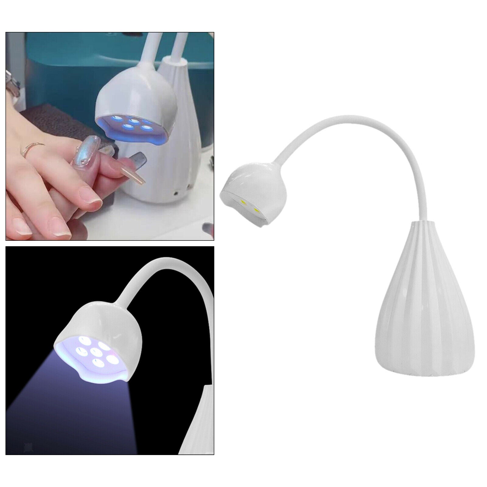 12W LED Nail Lamp Professional USB Charging Parts Tools for Nail Art Salon