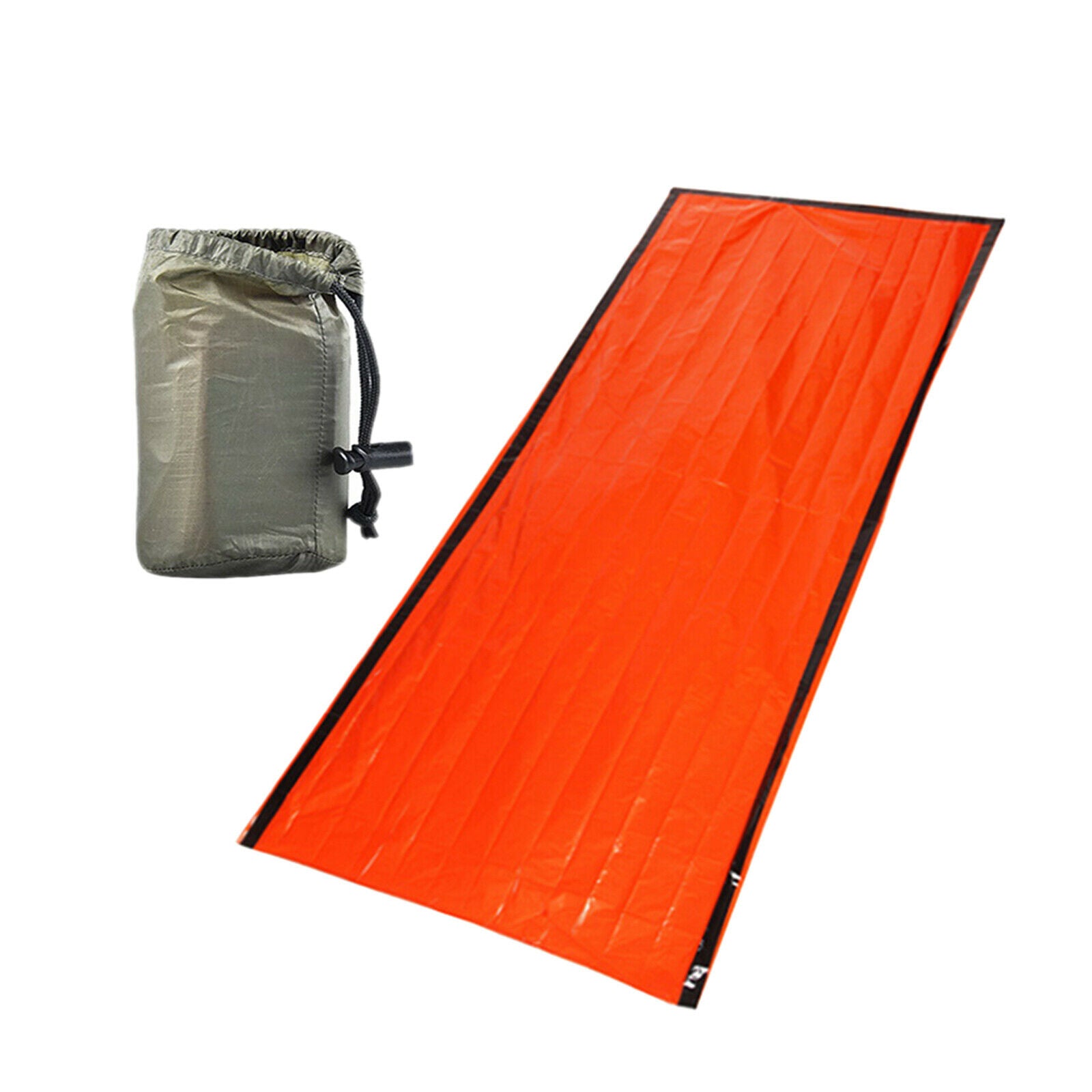 Outdoor Thermal Emergency Sleeping Bags Survival Hiking Blanket Keep Warm Green