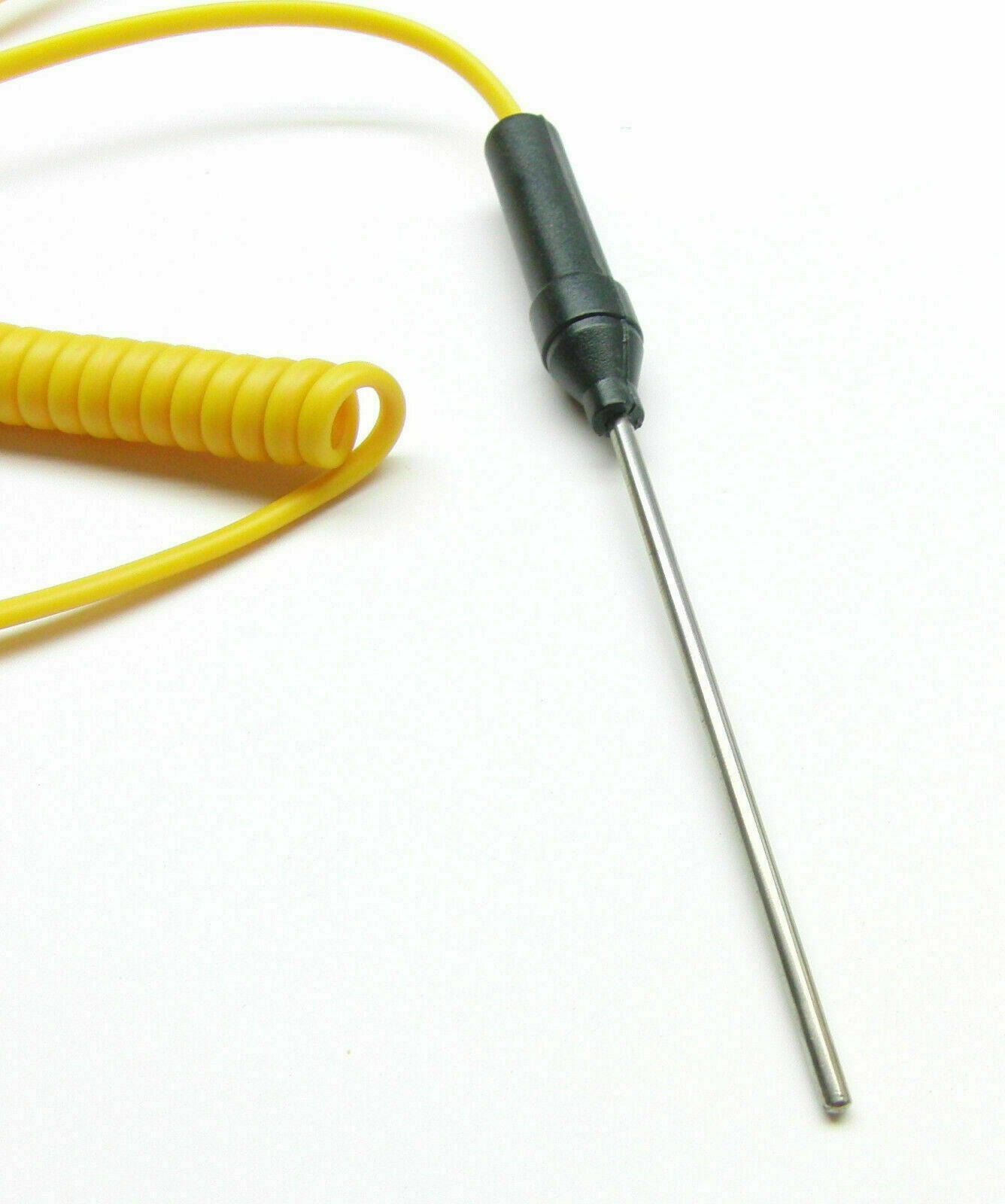 200 Mm Spiral Cable K-Type Thermocouple Probe Digital Thermometer Steel Sensor