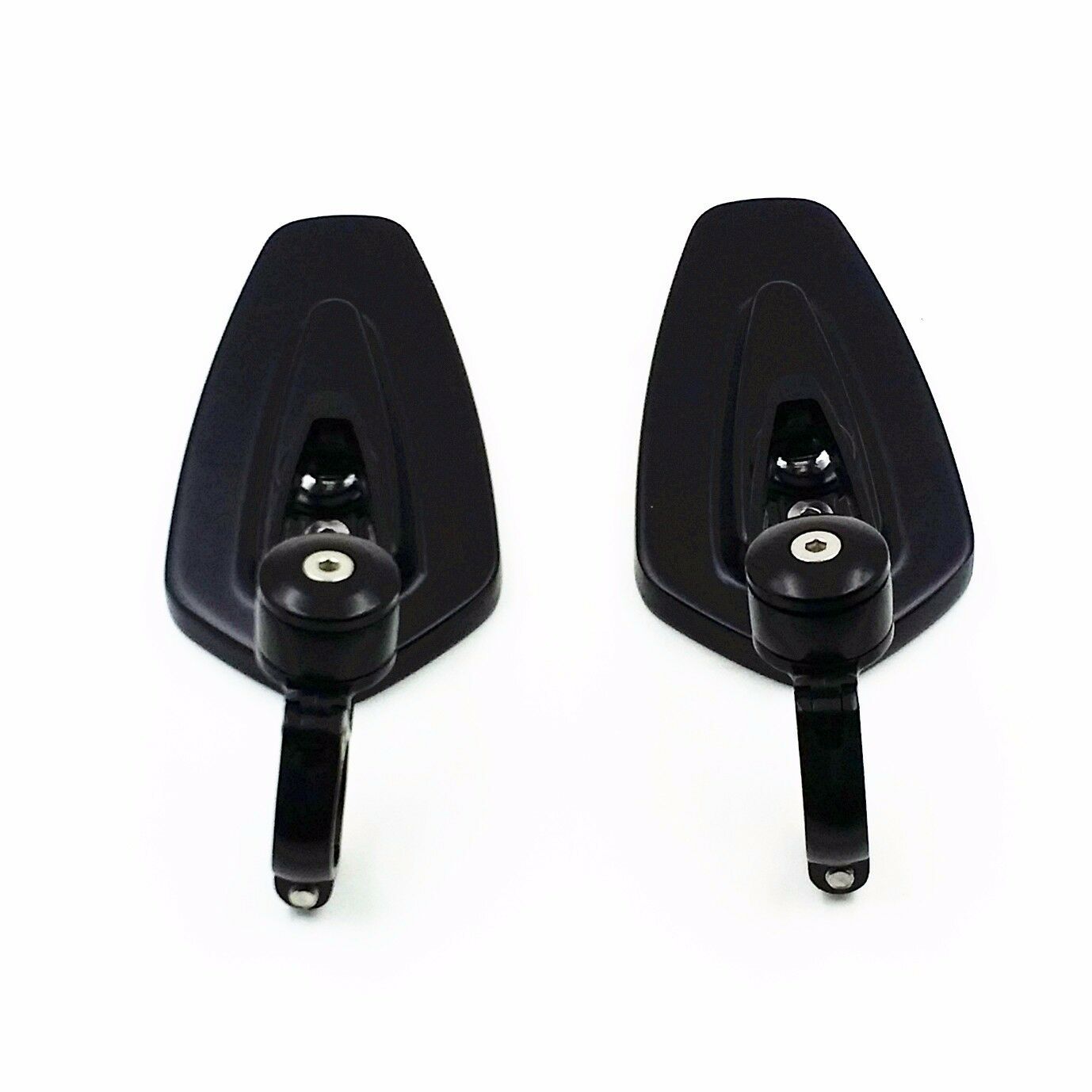 Street Motorcycle 7/8" 22mm Bar End Rearview Mirror Cafe Racer Bobber Cruiser KL